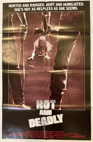 Original Hot and Deadly movie film poster - USA 1 sheet 1982 - Original Music and Movie Posters for sale from Bamalama - Online Poster Store UK London