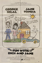 Load image into Gallery viewer, Original Jane Fonda movie film poster - Fun with Dick &amp; Jane USA 1 sheet 1977 - Original Music and Movie Posters for sale from Bamalama - Online Poster Store UK London
