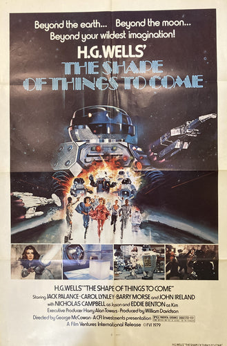 Original vintage Shape of Things to Come Sci-Fi movie film poster - USA 1 sheet 1979 - Original Music and Movie Posters for sale from Bamalama - Online Poster Store UK London