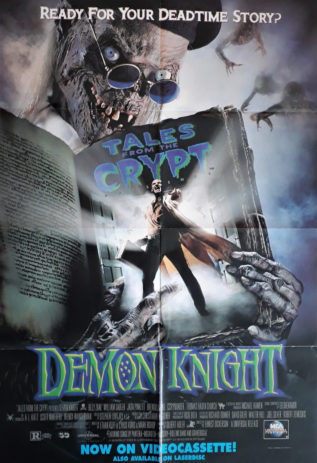 Original vintage horror movie film poster - Tales from the Crypt: Demon Knight 1995 USA 1sheet - Original Music and Movie Posters for sale from Bamalama - Online Poster Store UK London
