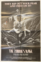 Load image into Gallery viewer, Original vintage horror movie film poster - The Zombies Rage USA 1 sheet 1980 - Original Music and Movie Posters for sale from Bamalama - Online Poster Store UK London
