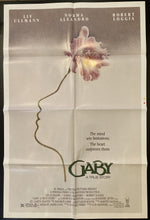 Load image into Gallery viewer, Original vintage movie film poster - Gaby with Liv Ullmann USA 1 sheet 1987 - Original Music and Movie Posters for sale from Bamalama - Online Poster Store UK London
