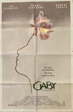Load image into Gallery viewer, Original vintage movie film poster - Gaby with Liv Ullmann USA 1 sheet 1987 - Original Music and Movie Posters for sale from Bamalama - Online Poster Store UK London
