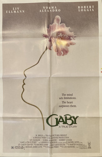 Original vintage movie film poster - Gaby with Liv Ullmann USA 1 sheet 1987 - Original Music and Movie Posters for sale from Bamalama - Online Poster Store UK London