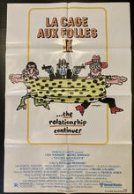 Load image into Gallery viewer, Original vintage movie film poster - La Cage Aux Folles 2 USA 1 sheet 1981 - Original Music and Movie Posters for sale from Bamalama - Online Poster Store UK London
