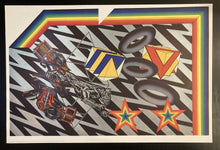 Load image into Gallery viewer, Peter Phillips vintage original exhibition poster - Syncrojector Rama 1968 published by Motif Editions - Original Music and Movie Posters for sale from Bamalama - Online Poster Store UK London
