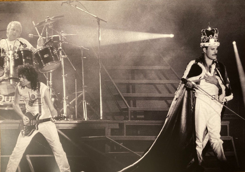 Queen photo poster with Freddie Mercury large A3 size repro from original files/negative - Original Music and Movie Posters for sale from Bamalama - Online Poster Store UK London