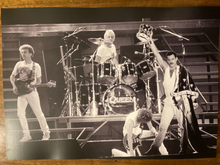 Load image into Gallery viewer, Queen poster photograph with Freddie Mercury large A3 size repro from original files/negative - Original Music and Movie Posters for sale from Bamalama - Online Poster Store UK London
