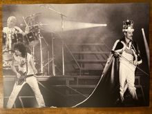 Load image into Gallery viewer, Queen poster photograph with Freddie Mercury large A3 size repro from original files/negative - Original Music and Movie Posters for sale from Bamalama - Online Poster Store UK London
