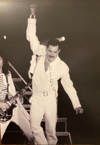 Queen poster photograph with Freddie Mercury large A3 size repro from original files/negative - Original Music and Movie Posters for sale from Bamalama - Online Poster Store UK London