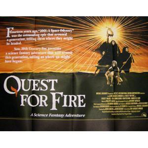 Quest for Fire original movie film poster - British Quad 1981 - Original Music and Movie Posters for sale from Bamalama - Online Poster Store UK London
