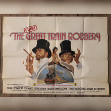 Load image into Gallery viewer, Sean Connery original movie film poster - The 1st Great Train Robbery 1979 British Quad - Original Music and Movie Posters for sale from Bamalama - Online Poster Store UK London
