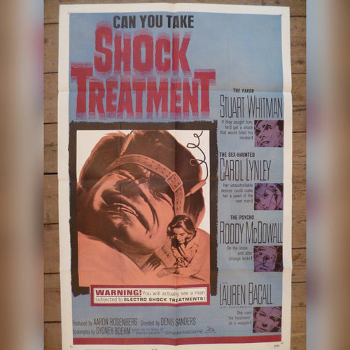 Shock Treatment original horror movie film poster - USA 1 sheet edition 1964 - Original Music and Movie Posters for sale from Bamalama - Online Poster Store UK London