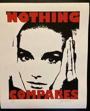 Load image into Gallery viewer, Sinead O`Connor original poster print - Nothing Compares 2 U limited edition signed by Pete O`Neil - Original Music and Movie Posters for sale from Bamalama - Online Poster Store UK London

