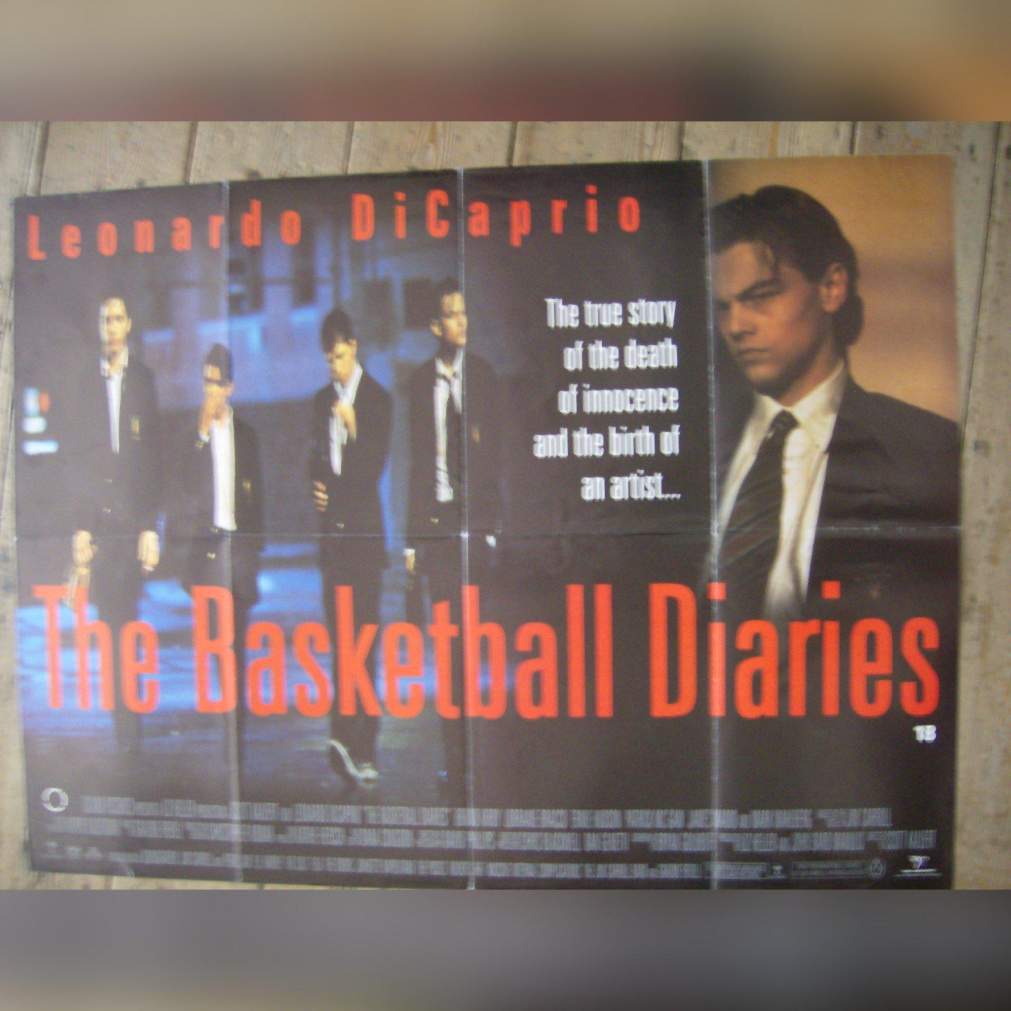 The Basketball diaries original movie film poster - 1995 British