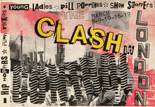 Load image into Gallery viewer, The Clash original concert poster - Out of Control tour live at Brixton Academy 1984 - Original Music and Movie Posters for sale from Bamalama - Online Poster Store UK London
