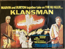 Load image into Gallery viewer, The Klansman original poster - 1974 UK Quad Richard Burton &amp; Lee Marvin - Original Music and Movie Posters for sale from Bamalama - Online Poster Store UK London
