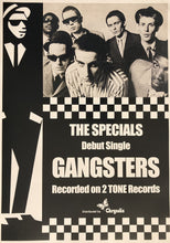 Load image into Gallery viewer, The Specials rare promotional poster - Gangsters on 2 Tone 1979 A2 reprint - Original Music and Movie Posters for sale from Bamalama - Online Poster Store UK London
