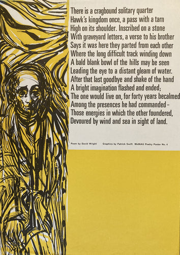 Vintage original poetry poster - MidNag series number 4 poem by David Wright and graphics by Patrick Swift - Original Music and Movie Posters for sale from Bamalama - Online Poster Store UK London