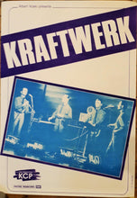 Load image into Gallery viewer, kraftwerk concert promo poster - 1970s designed French repro - Original Music and Movie Posters for sale from Bamalama - Online Poster Store UK London
