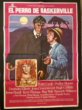 Load image into Gallery viewer, Hound of the Baskervilles Original Horror Movie Film Poster - Peter Cook &amp; Dudley Moore Spain 1978
