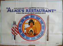 Load image into Gallery viewer, Alice`s Restaurant original movie poster - British UK Quad 1969 Arlo Guthrie - Original Music and Movie Posters for sale from Bamalama - Online Poster Store UK London
