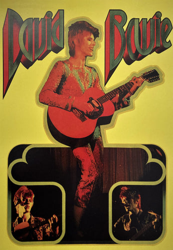 David Bowie concert poster - Ziggy Stardust image Live 72 A2 size repro - Original Music and Movie Posters for sale from Bamalama - Online Poster Store UK London