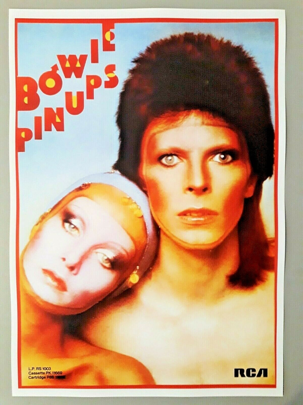 David Bowie poster - Pin Ups Album promotional release 1973 A3 size reprint - Original Music and Movie Posters for sale from Bamalama - Online Poster Store UK London