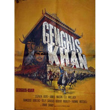 Load image into Gallery viewer, Genghis Khan original poster - 1965 French edition - Original Music and Movie Posters for sale from Bamalama - Online Poster Store UK London
