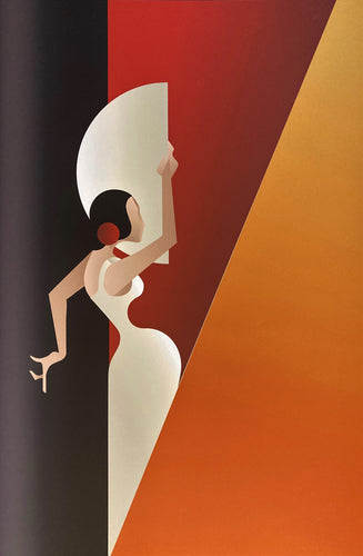 ORIGINAL ADVERTISING DESIGN POSTER - ART DECO STYLE FLAMENCO DANCER EDITION PRINT - Original Music and Movie Posters for sale from Bamalama - Online Poster Store UK London