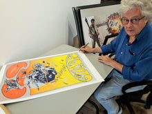 Load image into Gallery viewer, Pink Floyd poster screen print by Hapshash- UFO club 67 signed/numbered by Nigel Waymouth &amp; Michael English - Original Music and Movie Posters for sale from Bamalama - Online Poster Store UK London
