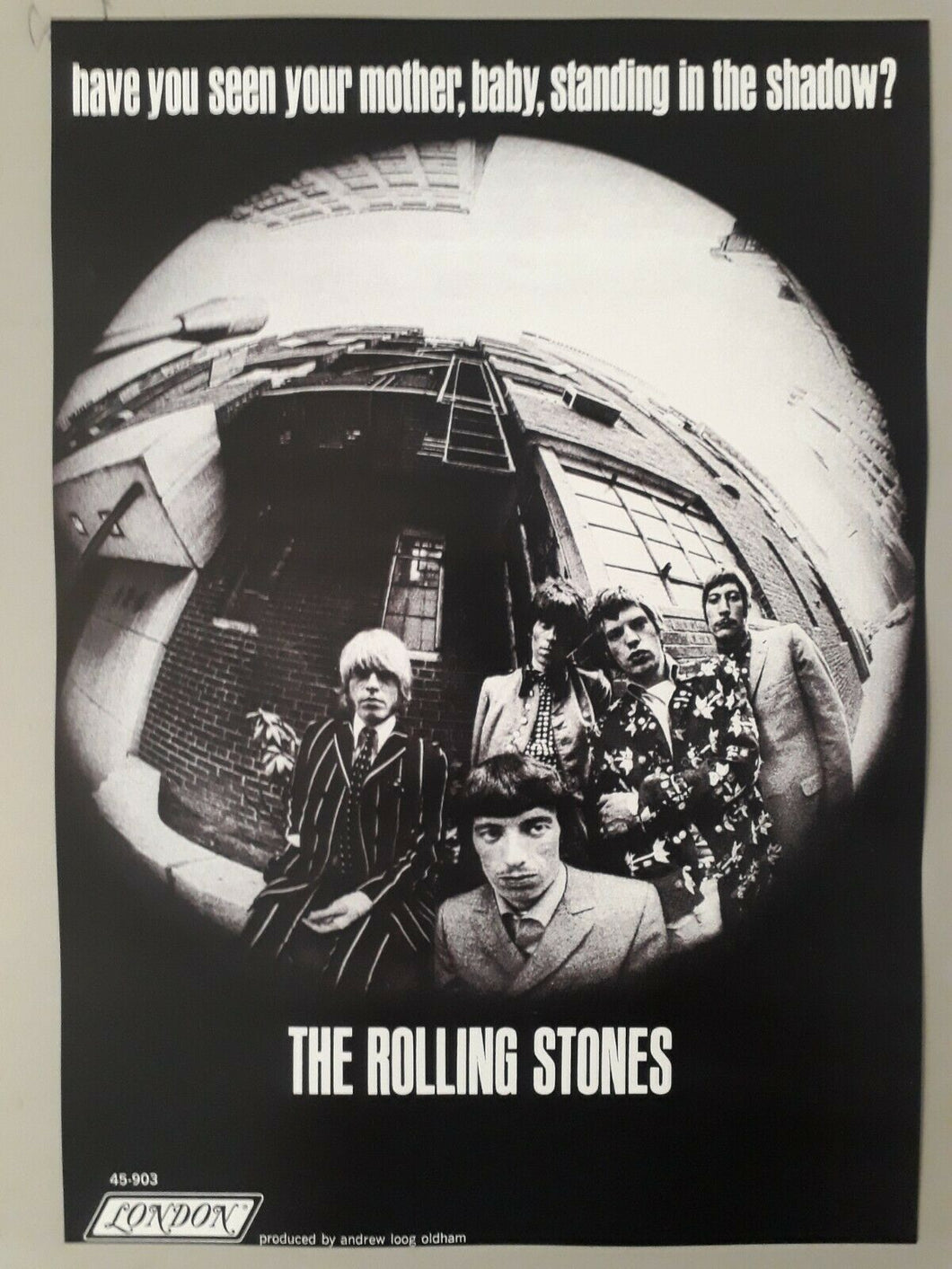 Rolling Stones promotional poster - Have you seen your mother baby 1966 reprint - Original Music and Movie Posters for sale from Bamalama - Online Poster Store UK London