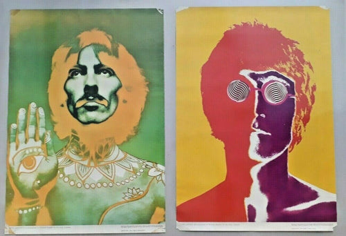 The Beatles original posters - Richard Avedon Daily Express promotional set 1967 - Original Music and Movie Posters for sale from Bamalama - Online Poster Store UK London
