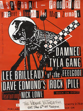 Load image into Gallery viewer, The Damned Original Punk Concert poster - Live at the Venue Victoria London 1979 - Original Music and Movie Posters for sale from Bamalama - Online Poster Store UK London
