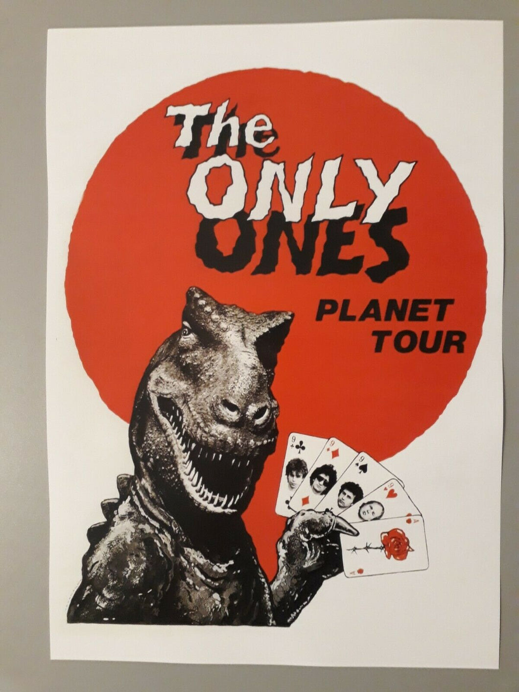 The Only Ones concert tour poster - Planet Tour 1978 promotional A3 size reprint - Original Music and Movie Posters for sale from Bamalama - Online Poster Store UK London