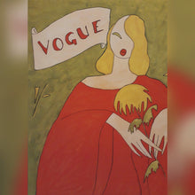Load image into Gallery viewer, VOGUE POSTER EARLY ADVERTISING DESIGN - VERY NICE ART DECO LIMITED EDITION PRINT - Original Music and Movie Posters for sale from Bamalama - Online Poster Store UK London
